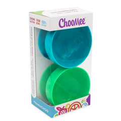 IncrediBowls with Super Grip | 100% Silicone | Small | 2 CT | Aqua Green