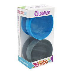 IncrediBowls with Super Grip | 100% Silicone | Small | 2 CT | Blue Grey