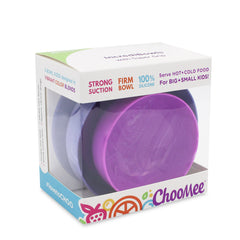 IncrediBowls with Super Grip | 100% Silicone | Medium + Small | 2 CT | Purple Plum