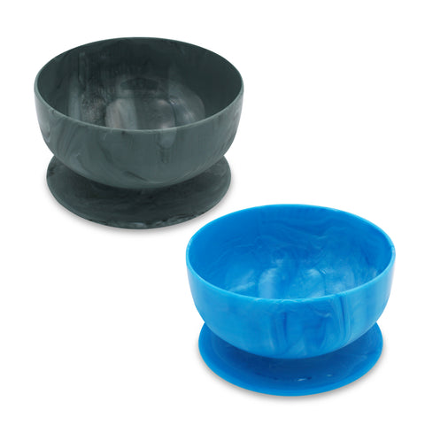 IncrediBowls with Super Grip | 100% Silicone | Small | 2 CT | Blue Grey
