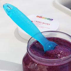 FlexiDip Baby Learning Utensil | 2 CT | Blue Grey