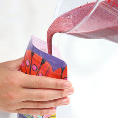 SnakPack Reusable Food Pouch - 6 CT | 8 oz, FlutterBug
