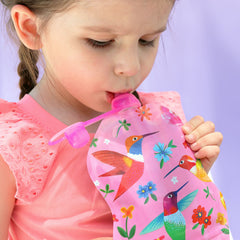 SnakPack Reusable Food Pouch - 6 CT | 8 oz, FlutterBug