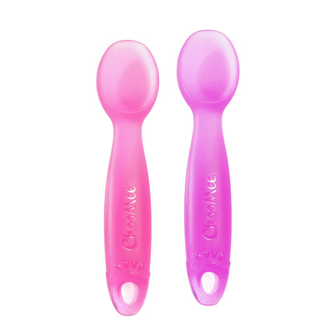 FirstSpoon Learning Utensil | 2 CT | Pink Purple