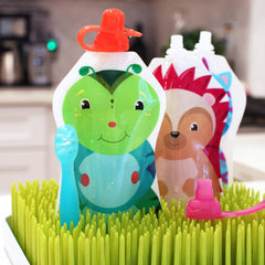 SnakPack Reusable Food Pouch + SoftSip Tops - 6 CT | 5 oz.