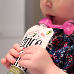 SoftSip Food Pouch Silicone Tops - 4 CT | Swirl Colors