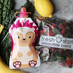 SnakPack Reusable Food Pouch + SoftSip Tops - 6 CT | 5 oz.